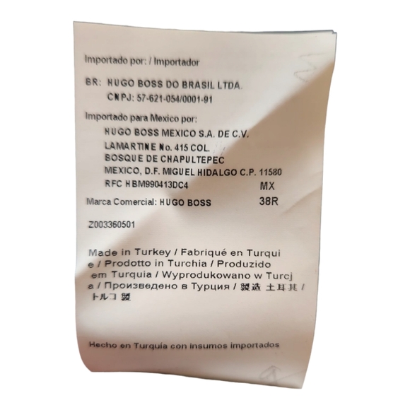 Hugo Boss Men's Blazer 38R, Solid Black, Single Breasted, 100% Wool - Picture 8 of 16